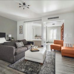 Living room area in Casa 425, one of the best places to stay in Claremont