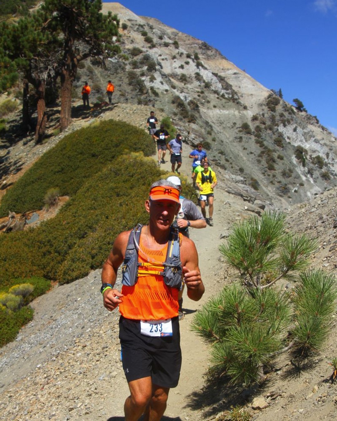 man hiking near Claremont, California for Spring activity